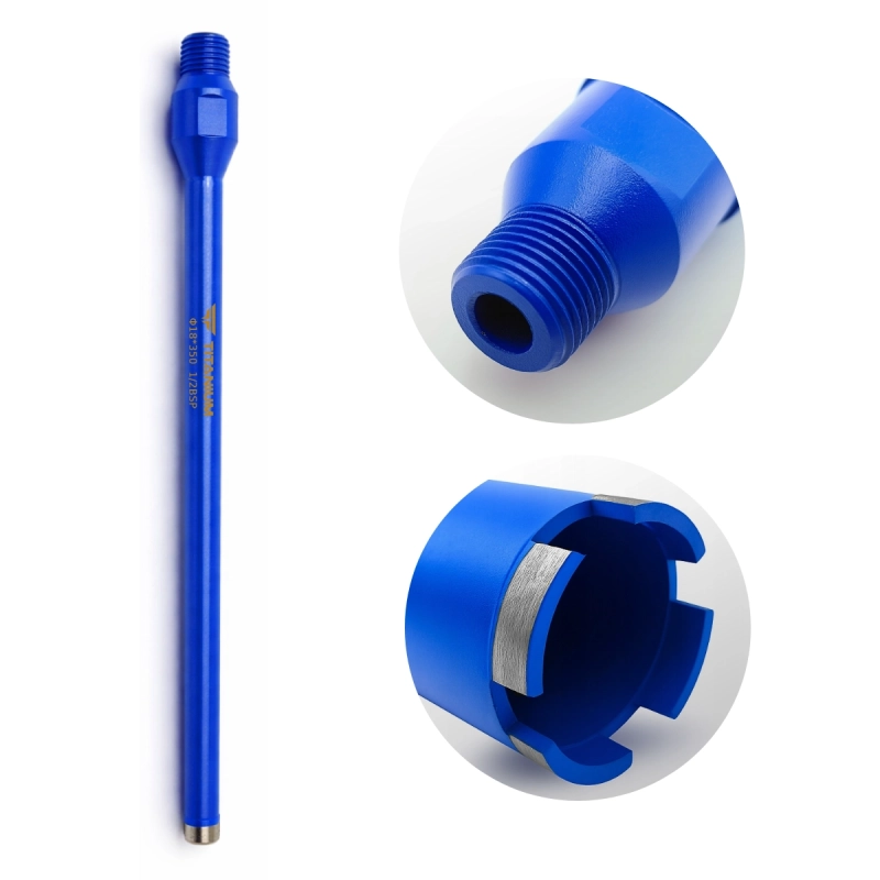 Wiertło diamentowe koronowe otwornica do betonu 18mm 350mm 1/2" BSP TITANIUM