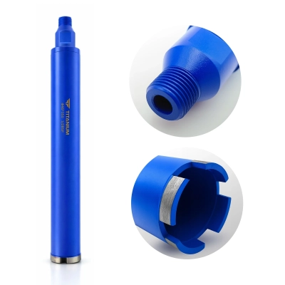 Wiertło diamentowe koronowe otwornica do betonu 46mm 350mm 1/2" BSP TITANIUM