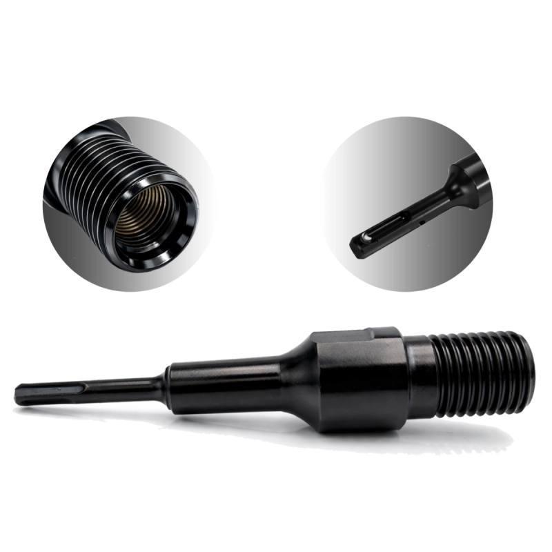 Adapter przejściówka do wiertnicy koronki SDS Plus na 1 1/4 UNC TITANIUM