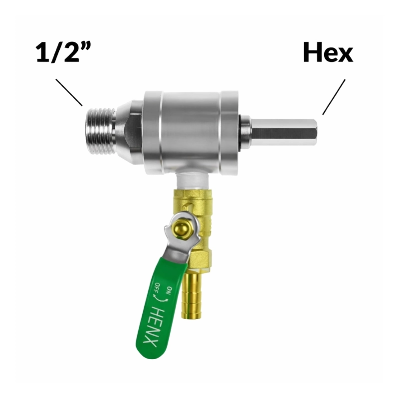 Adapter do wiercenia na mokro wiertnica wiertarka 1/2 na Hex 10mm TITANIUM
