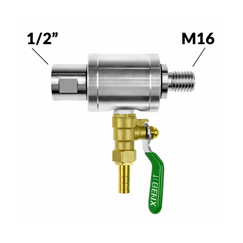 Adapter obrotowy do wiercenia na mokro 1/2 wew. - M16 zew. TITANIUM