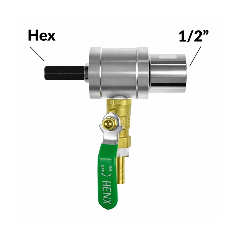 Adapter do wiercenia na mokro wiertnica wiertarka 1/2 na Hex 10mm TITANIUM