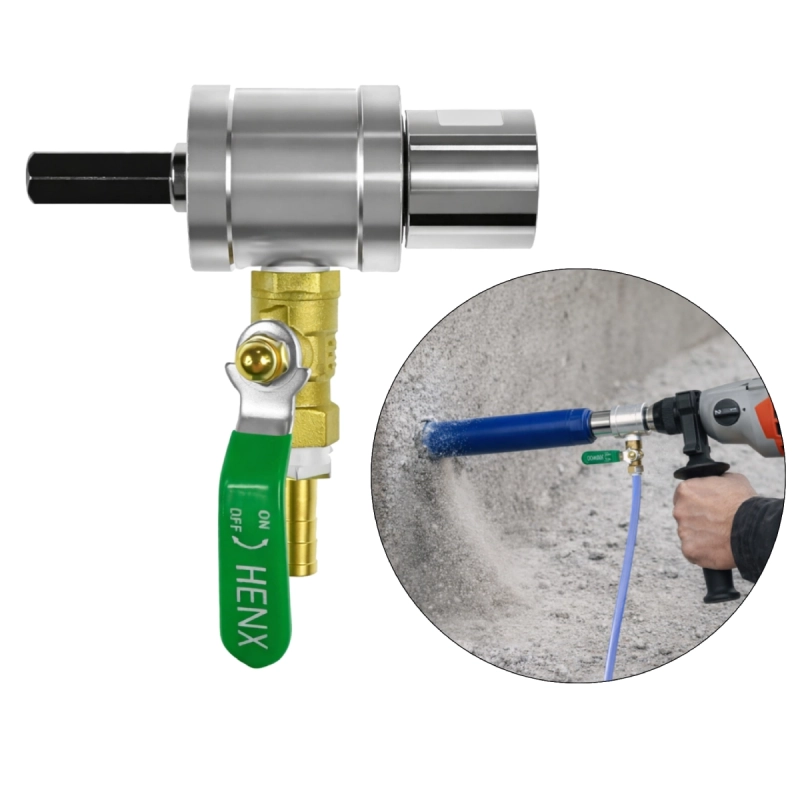 Adapter do wiercenia na mokro wiertnica wiertarka 1/2 na Hex 10mm TITANIUM