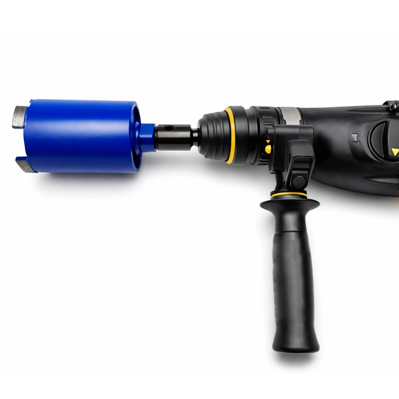 Adapter przejściówka do młotowiertarki SDS Plus na 1/2" męski TITANIUM