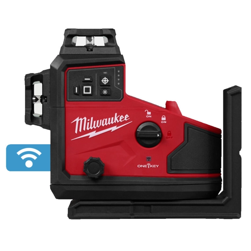 Laser krzyżowy 12V 360° 3 płaszczyzny Milwaukee M12A3PLO-0C