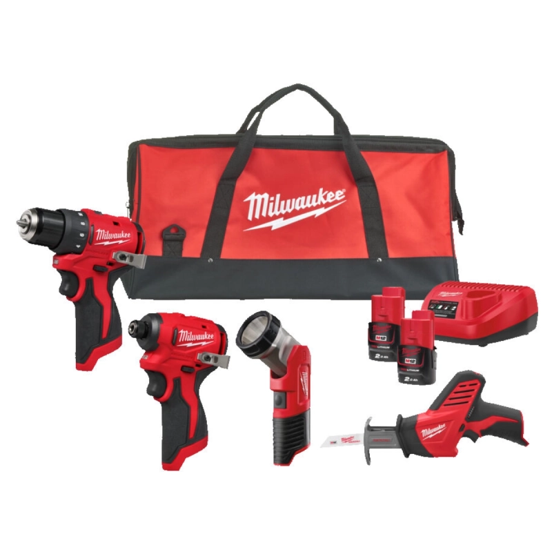 Zestaw PowerPack 12V Milwaukee M12BLPP4A-202B