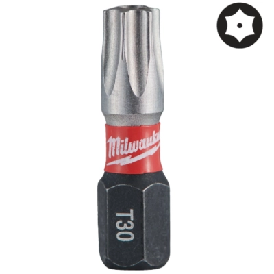 Bit udarowy Torx TX BO 30 25mm Milwaukee Shockwave Impact Duty 3szt.