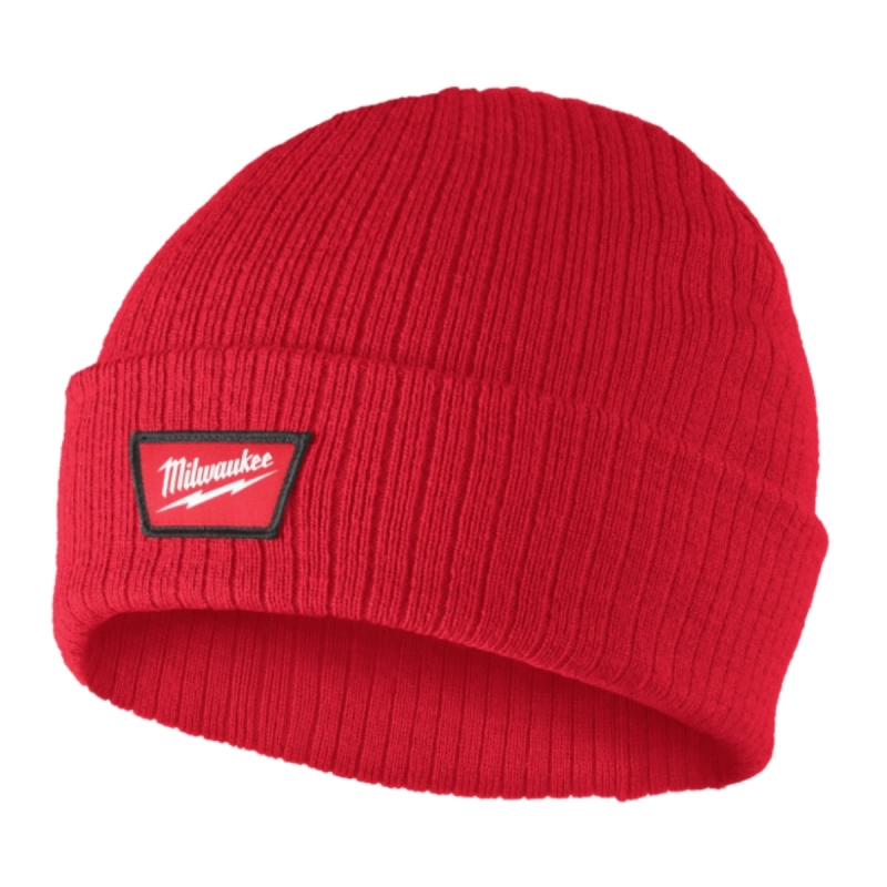 Czapka zimowa z mankietem Milwaukee BNC BL czerwona