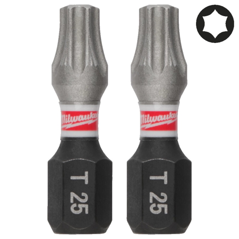 Bit udarowy TX 25 25mm Milwaukee Shockwave Impact Duty 3 szt.