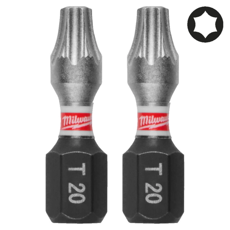 Bit udarowy TX 20 25mm Milwaukee Shockwave Impact Duty 3 szt.
