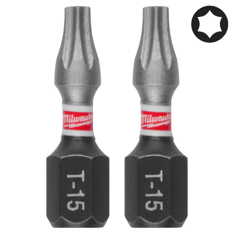 Bit udarowy TX 15 25mm Milwaukee Shockwave Impact Duty 3 szt.