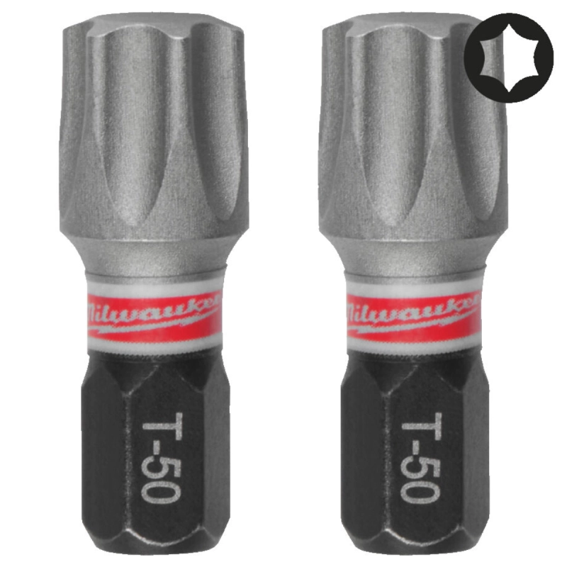 Bit udarowy TX 50 25mm Milwaukee Shockwave Impact Duty 3 szt.