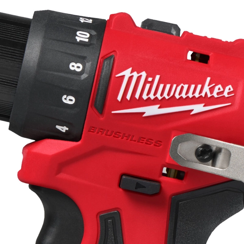 Wiertarko-wkrętarka akumulatorowa bez udaru 12V 40Nm Milwaukee M12 BLDDRC-0