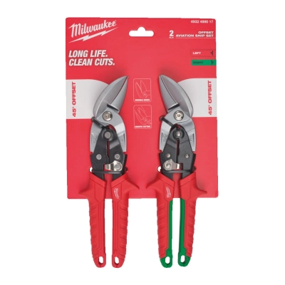 Nożyce do blachy Milwaukee Zestaw 2szt.