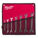 Zestaw kluczy dwustronnie płaskich Milwaukee, 7 szt.