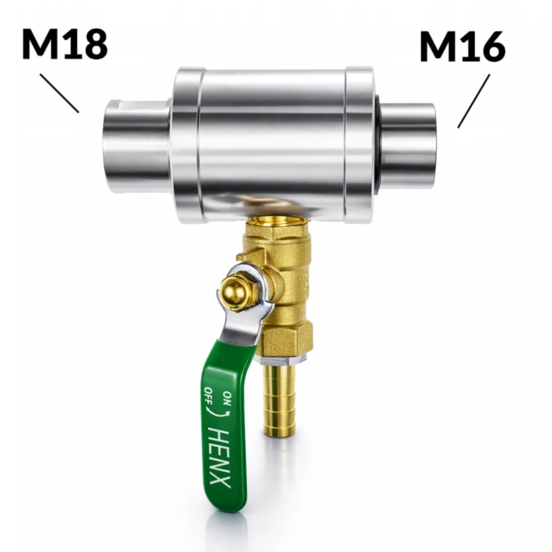 Adapter do wiercenia na mokro wiertnica M16 na M18 TITANIUM