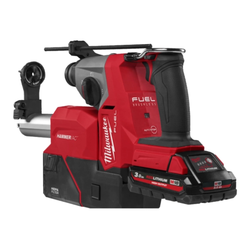 Młotowiertarka SDS-Plus z systemem odsysania 18V Milwaukee M18FHACDDE-0C
