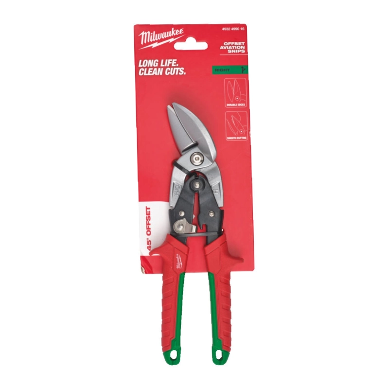 Nożyce do blachy, prawostronne, offsetowe Milwaukee