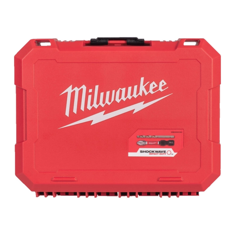 Zestaw bitów udarowych Shockwave i wierteł Milwaukee 80szt.