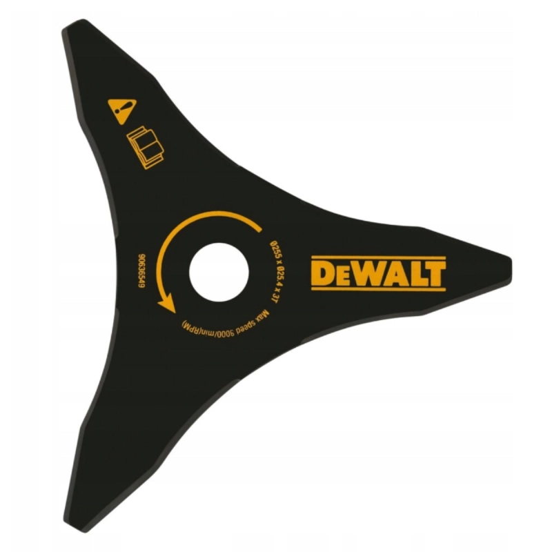 3-zębowe ostrze do zarośli DeWalt 255mm