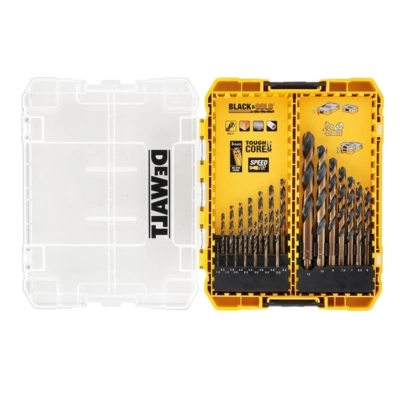 Zestaw wierteł do metalu 21szt. DeWalt HSS-G