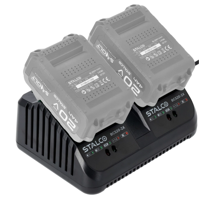Ładowarka podwójna 20V Stalco 4A 105W