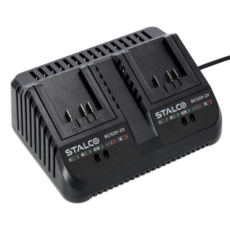 Ładowarka podwójna 20V Stalco 4A 105W