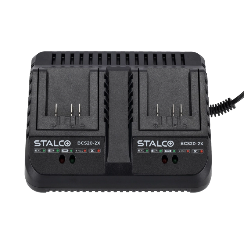 Ładowarka podwójna 20V Stalco 4A 105W
