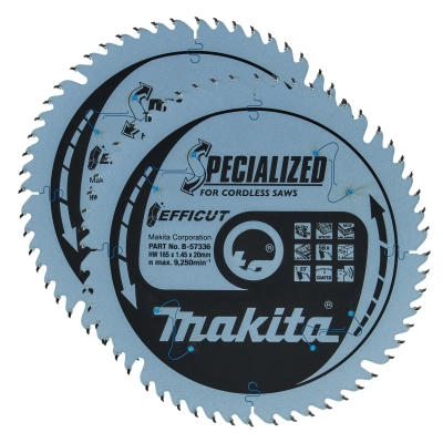 Tarcza tnąca do drewna 165x20mm Makita B-57336 2 szt.