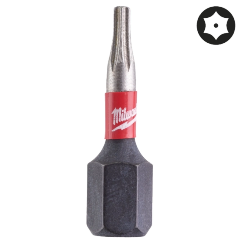 Bit udarowy Torx TX BO 7 25mm Milwaukee Shockwave Impact Duty 3szt.