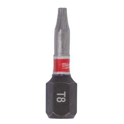 Bit udarowy Torx TX BO 8 25mm Milwaukee Shockwave Impact Duty 3szt.