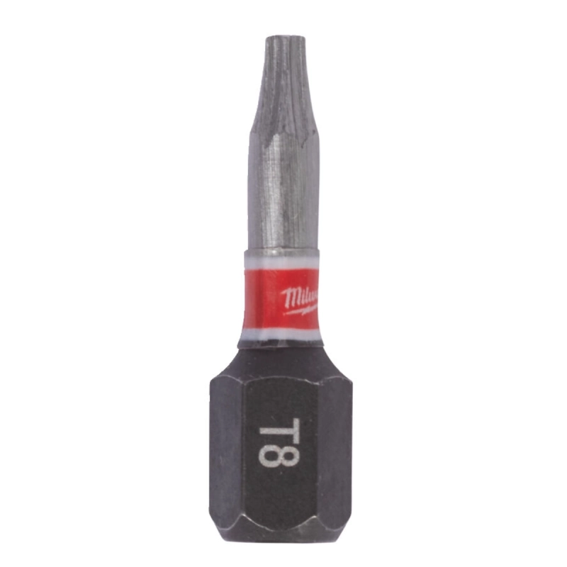 Bit udarowy Torx TX BO 8 25mm Milwaukee Shockwave Impact Duty 3szt.