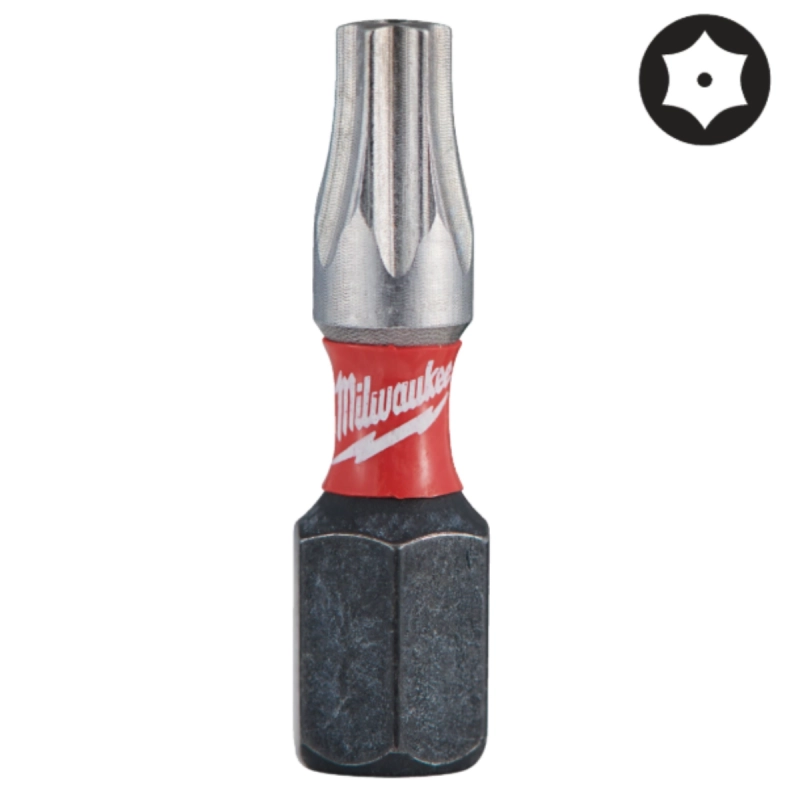 Bit udarowy Torx TX BO 20 25mm Milwaukee Shockwave Impact Duty 3szt.