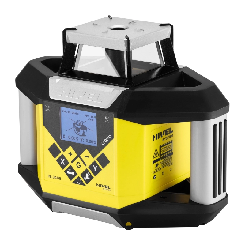 Niwelator laserowy rotacyjny z czujnikiem czerwona wiązka Nivel System NL340R