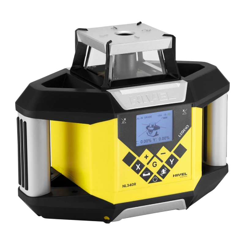 Niwelator laserowy rotacyjny z czujnikiem czerwona wiązka Nivel System NL340R