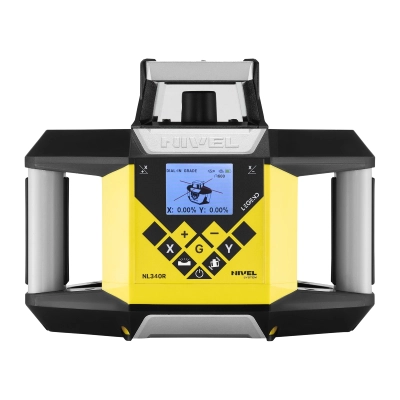 Niwelator laserowy rotacyjny z czujnikiem czerwona wiązka Nivel System NL340R