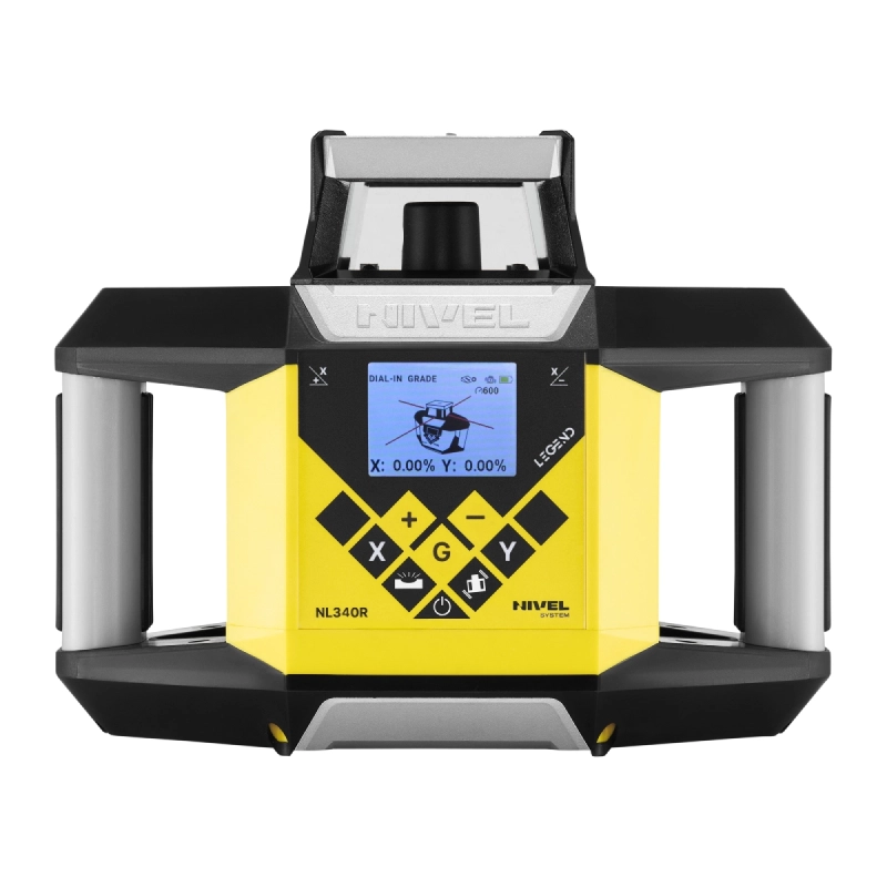 Niwelator laserowy rotacyjny z czujnikiem czerwona wiązka Nivel System NL340R
