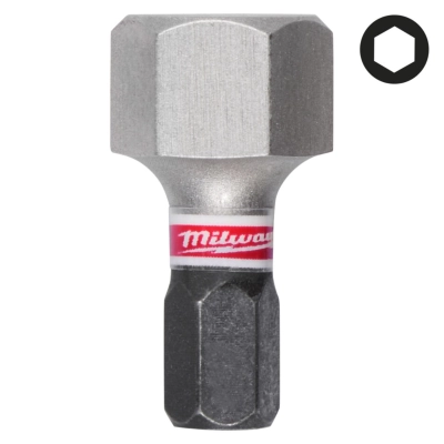 Bit udarowy HEX 12 mm 25mm Milwaukee Shockwave Impact Duty 3 szt.