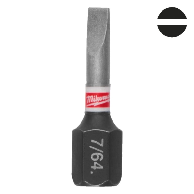 Bit udarowy SL0,6x4,5 25mm Milwaukee Shockwave Impact Duty 3 szt.