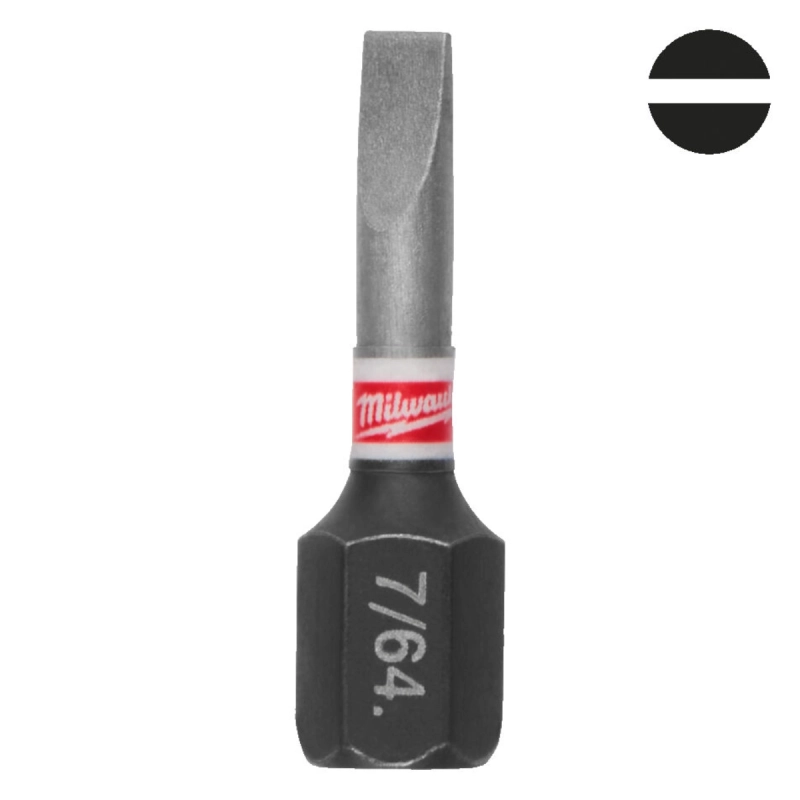 Bit udarowy SL0,6x4,5 25mm Milwaukee Shockwave Impact Duty 3 szt.