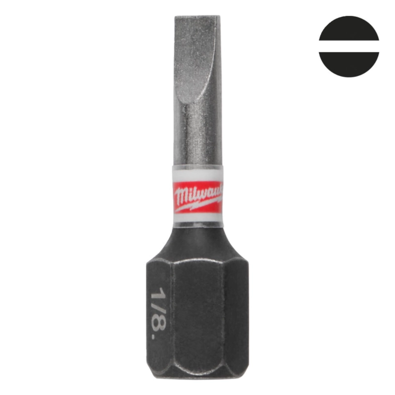 Bit udarowy SL0,8x5,5 25mm Milwaukee Shockwave Impact Duty 3 szt.