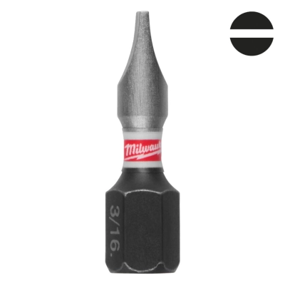 Bit udarowy SL1,2x6,5 25mm Milwaukee Shockwave Impact Duty 3 szt.