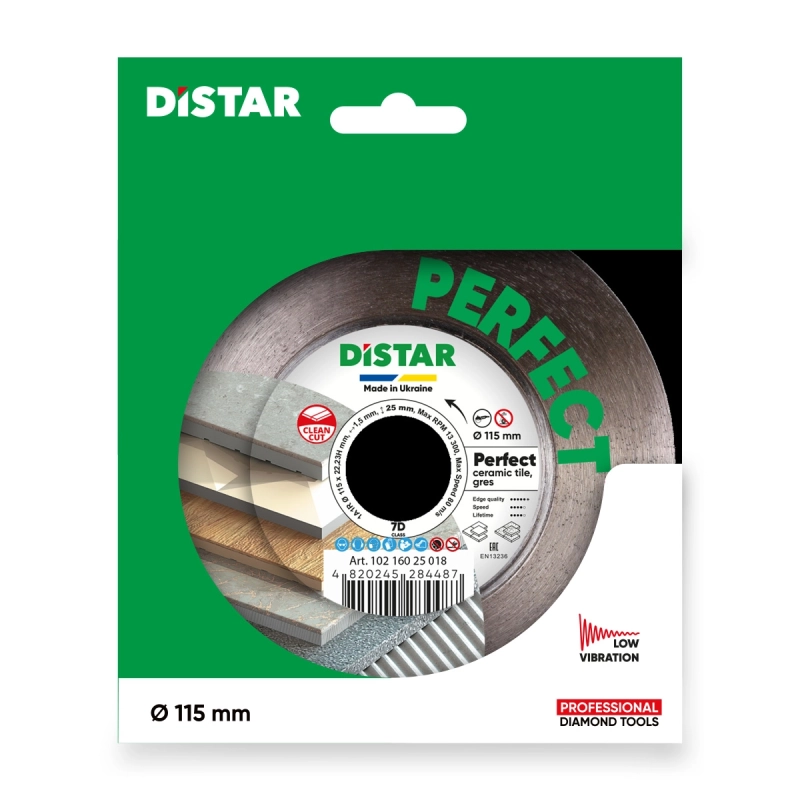 copy of Tarcza diamentowa do cięcia gresu i ceramiki 125mm DISTAR SHINE
