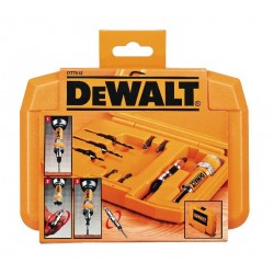DEWALT Zestaw Głowica kątowa + 9 końcówek wkrętarskich
