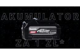 Moc za grosze! Weź Makitę XGT i zgarnij akumulator za 1 zł