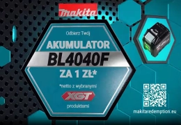 Moc za grosze! Weź Makitę XGT i zgarnij akumulator za 1 zł