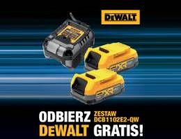 Odbierz zestaw DCB1102E2-QW DeWalt GRATIS! Odbierz zestaw DCB1102E2-QW DeWalt GRATIS!