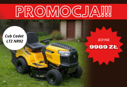 Jesienna promocja: Cub Cadet LT2 NR92 – przygotuj trawnik na zimę! Jesienna promocja: Cub Cadet LT2 NR92 – przygotuj trawnik na zimę!